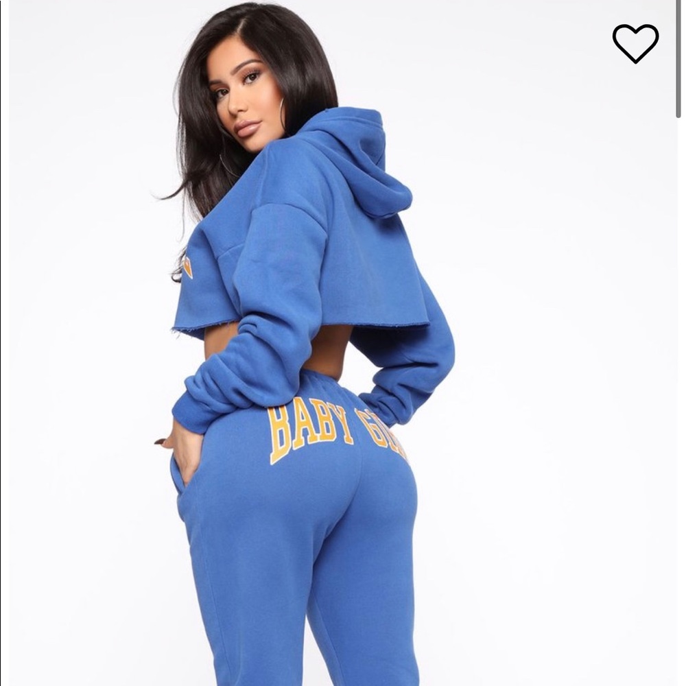 Fashion Nova Baby Girl Jogger Royal Size M